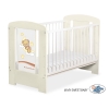 Lit pour Bébé 120x60 cm Crème Nuit