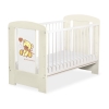 Lit pour Bébé 120x60 cm Crème Papillon
