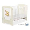 Lit pour Bébé 120x60 cm Crème Papillon