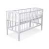 Lit pour Bébé 120x60 cm Gris étoiles