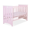Lit pour Bébé 120x60 cm Lorenzo Rose Rose pour Fille