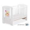 Lit pour Bébé 120x60 cm Rose Blanc Papillon