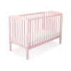 Lit pour Bébé 120x60 cm Rose Poudré étoiles