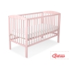 Lit pour Bébé 120x60 cm Rose Poudré étoiles