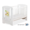 Lit pour Bébé 60x120 cm Blanc Vert Papillon