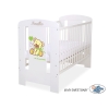 Lit pour Bébé 60x120 cm Blanc Vert Papillon