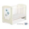 Lit pour Bébé 60x120 cm Crème Hiboux