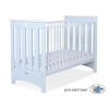 Lit pour Bébé a Barreaux 120x60 cm Lorenzo Bleu