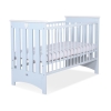 Lit pour Bébé a Barreaux 120x60 cm Lorenzo Bleu