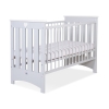 Lit pour Bébé a Barreaux 60x120 cm Lorenzo Gris