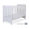 Lit pour Bébé a Barreaux 60x120 cm Lorenzo Gris