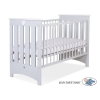 Lit pour Bébé a Barreaux 60x120 cm Lorenzo Gris