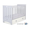 Lit pour Bébé a Barreaux avec Tiroir 120x60 cm Lorenzo Maxi
