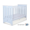 Lit pour Bébé a Barreaux avec Tiroir 120x60 cm Lorenzo Standard