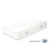 Lit pour Bébé avec Tiroir 120x60 cm Lorenzo Maxi Blanc Bleu