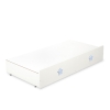 Lit pour Bébé avec Tiroir 120x60 cm Maxi Blanc étoiles