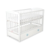 Lit pour Bébé avec Tiroir 120x60 cm Maxi Cœurs