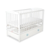 Lit pour Bébé avec Tiroir 120x60 cm Maxi Cœurs