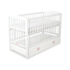 Lit pour Bébé avec Tiroir 120x60 cm Maxi Cœurs