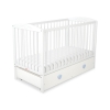 Lit pour Bébé avec Tiroir 120x60 cm Maxi Cœurs