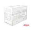 Lit pour Bébé avec Tiroir 120x60 cm Maxi Cœurs