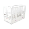 Lit pour Bébé avec Tiroir 120x60 cm Maxi Cœurs