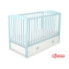 Lit pour Bébé avec Tiroir 120x60 cm Maxi Cœurs