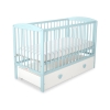 Lit pour Bébé avec Tiroir 120x60 cm Maxi Cœurs