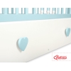 Lit pour Bébé avec Tiroir 120x60 cm Maxi Cœurs