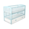 Lit pour Bébé avec Tiroir 120x60 cm Maxi Cœurs