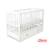 Lit pour Bébé avec Tiroir 120x60 cm Maxi étoiles