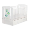Lit pour Bébé avec Tiroir 120x60 cm Maxi Hiboux