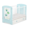 Lit pour Bébé avec Tiroir 120x60 cm Maxi Hiboux