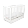 Lit pour Bébé avec Tiroir 120x60 cm Standard Cœurs