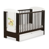 Lit pour Bébé avec Tiroir 120x60 cm Standard Crème Papillon