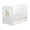 Lit pour Bébé avec Tiroir 120x60 cm Standard Crème Papillon