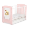 Lit pour Bébé avec Tiroir 120x60 cm Standard Rose Papillon