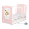 Lit pour Bébé avec Tiroir 120x60 cm Standard Rose Papillon