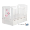 Lit pour Bébé avec Tiroir 120x60 Maxi Hiboux
