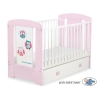 Lit pour Bébé avec Tiroir 120x60 Maxi Hiboux