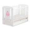 Lit pour Bébé avec Tiroir 120x60 Standard Glamour