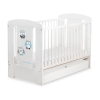 Lit pour Bébé avec Tiroir 120x60 Standard Hiboux
