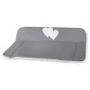 Matelas à Langer Bébé Anthracite Cœurs