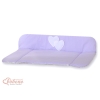 Matelas à Langer Bébé Lila Cœurs