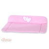 Matelas à Langer Bébé Rose Cœurs