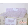 Matelas à Langer Bébé Vert à Pois Cœurs
