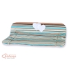 Matelas à Langer Moelleux Grand Format Brun Rayures Cœurs