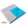 Matelas de Sol pour Tipi (Teepee) Gris Turquoise à Carreaux