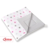 Méga Lot: Tente de Tipi + Tapis de Jeu + Oreillers + Plumes Rose Gris étoiles