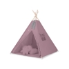 Méga Lot: Tente de Tipi + Tapis de Jeu + Oreillers + Plumes Violet Pastel